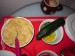 domácí hummus a zelenina